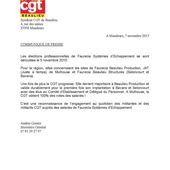 Faurecia Beaulieu : progrès notables de la CGT