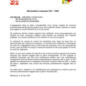 Solidarité financière - Front Syndical de Classe