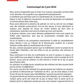 Répression de jeunes dans la Loire - Front Syndical de Classe