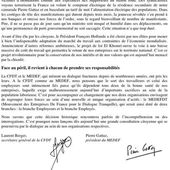 CFDT - MEDEF : Quand le détournement rejoint le fond de réalité! - Front Syndical de Classe