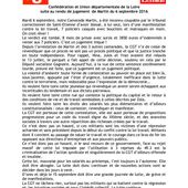 Martin de Saint Etienne : un jugement politique! - Front Syndical de Classe