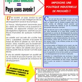 STOP à la casse de l'outil industriel! - Front Syndical de Classe