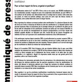Union départementale CGT Paris : Pour un haut rapport de force, organisé et pacifique !