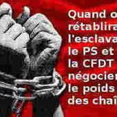 La CFDT prête ... aux capitulations ! - Front Syndical de Classe