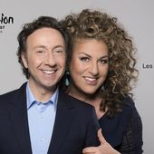 Marianne James et Stéphane Bern testent leur culture sur le thème de l’Eurovision.