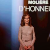 Le Molière d'Honneur d'Isabelle Huppert lundi soir (Vidéo). - Leblogtvnews.com