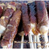 Yakitori de boeuf et au fromage - Girly and Delicious