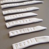 DIY - Etiquettes pour jardin