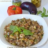 Caponata d'aubergines - Cuisine gourmande de Carmencita