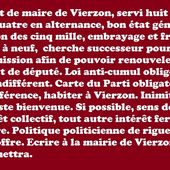 Mandat de maire, servi huit ans, bon état général, cherche successeur - Vierzonitude
