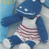 Tutoriel Tricot - Hippolyte l'hippotame - Passionnément Créative