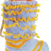 Tutoriel tricot - Chausson de Noël -