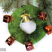 Tutoriel Tricot - Couronne de Noël - Passionnement Créative