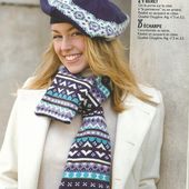 Tutoriel Tricot - Ensemble Beret / Echarpe - Passionnement Créative
