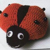 Tutoriel au crochet - Doudou Coccinelle - Passionnement Créative