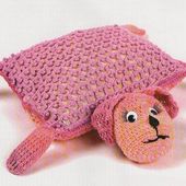 Tutoriel crochet - coussin petit chien - Passionnement Créative