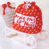 Tutoriel au crochet - le traineau du Père Noël - Passionnement Créative