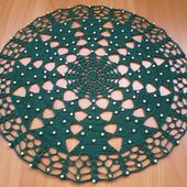 Tutoriel au crochet - Napperon sapin de Noël - Passionnement Créative