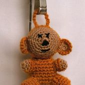 Tutoriel crochet - Porte-clés singe - Passionnement Créative