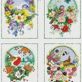 GRILLE GRATUITE "4 SAISONS OISEAUX"