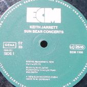 KEITH JARRETT Sun Bear Concerts (1) - TE HOA NO TE NUNAA
