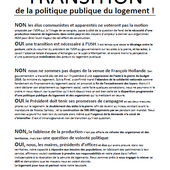 Nous voulons une vraie TRANSITION de la politique publique du logement ! - Philippe Caro
