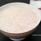 Soupe de semoule d'orge au lait - Le Sésame Des Saveurs