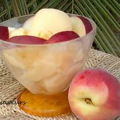 Glace pêche nectarine - Le Sésame Des Saveurs