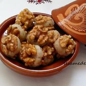 Boulettes de pâte d'amande aux noix - Le Sésame Des Saveurs