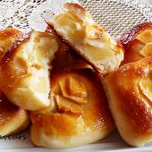 Brioches fourrées aux pommes et à la crème - Le Sésame Des Saveurs