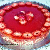Entremets aux fraises - Le Sésame Des Saveurs