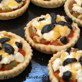 Tartelettes à la tomate, au poivron et fromage - Le Sésame Des Saveurs