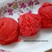 Glace à la fraise - Le Sésame Des Saveurs