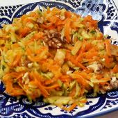 Salade de concombres et carottes - Le Sésame Des Saveurs