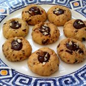 Biscuits aux amandes et chocolat - Le Sésame Des Saveurs