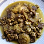 Tajine de fèves aux artichauts - Le Sésame Des Saveurs