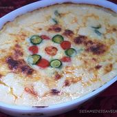 Gratin de légumes aux crevettes - Le Sésame Des Saveurs