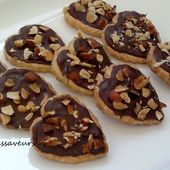 Sablés amande glacés au chocolat - Le Sésame Des Saveurs