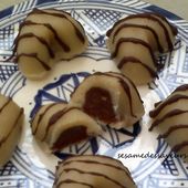 Pâte d'amande fourrée à la ganache - Le Sésame Des Saveurs