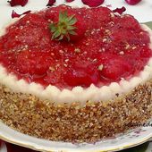 Entremets aux fraises et amandes - Le Sésame Des Saveurs