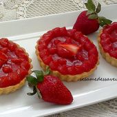 Tartelettes à la crème de fraises - Le Sésame Des Saveurs