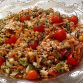 Salade de millet - Le Sésame Des Saveurs