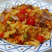 Salade de pâtes au thon - Le Sésame Des Saveurs