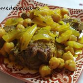 Viande kadra aux pois chiches - Le Sésame Des Saveurs