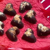Cœurs chocolatés aux marrons et noisettes - Le Sésame Des Saveurs