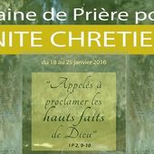 Vendredi 22 à 20h, à l'église, veillée de prière oecuménique - Paroisse de Léguevin