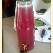 Sirop de cerise au thermomix - La cuisine de poupoule