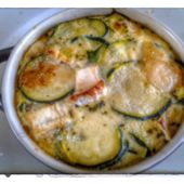 Flan de courgette, fromage de chévre et basilic au thermomix - La cuisine de poupoule