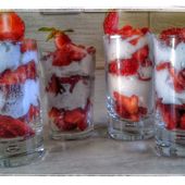 Verrine de fraise à la chantilly - La cuisine de poupoule
