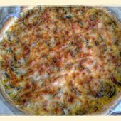 Tarte courgette et lardon au thermomix - La cuisine de poupoule